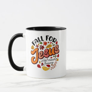 Caneca Cai por Jesus Ele Nunca Sai Daqui