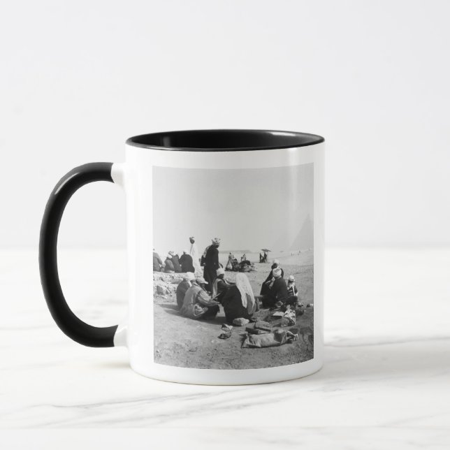 Caneca Cairo Egito, Jóqueis de Camelo Pirâmides de Gizé ( (Esquerda)