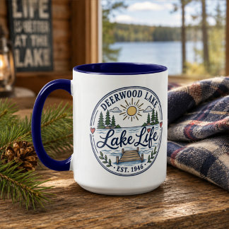 Caneca Cais Caprichoso do Lago Deerwood Pines Lake Life