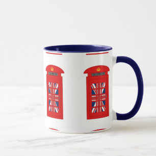 Caneca Caixa de telefone britânica