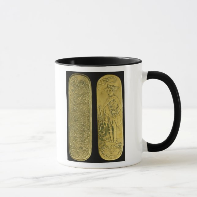 Caneca Caixa do tabaco que depticting Frederick II (Direita)