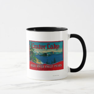 Caneca Caixa LabelMedford da pera do lago crater, OU