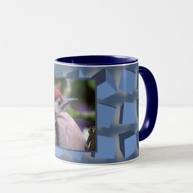 Caneca Caixas de Tumbing Azul (Frente Esquerda)