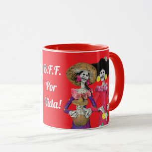 Caneca Calavera Amigas