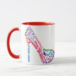 Caneca Calçado alto