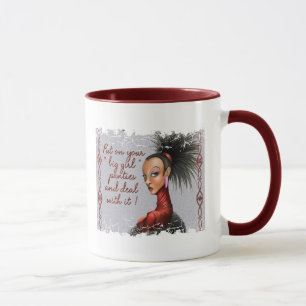 Caneca "calcinhas grandes da menina "