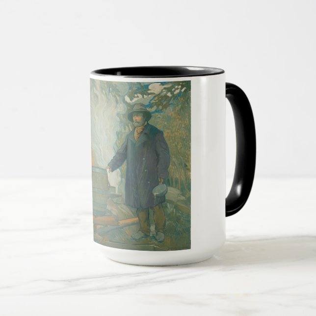 Caneca Caldeira Branca de Moonshiners Florestais (Frente Esquerda)