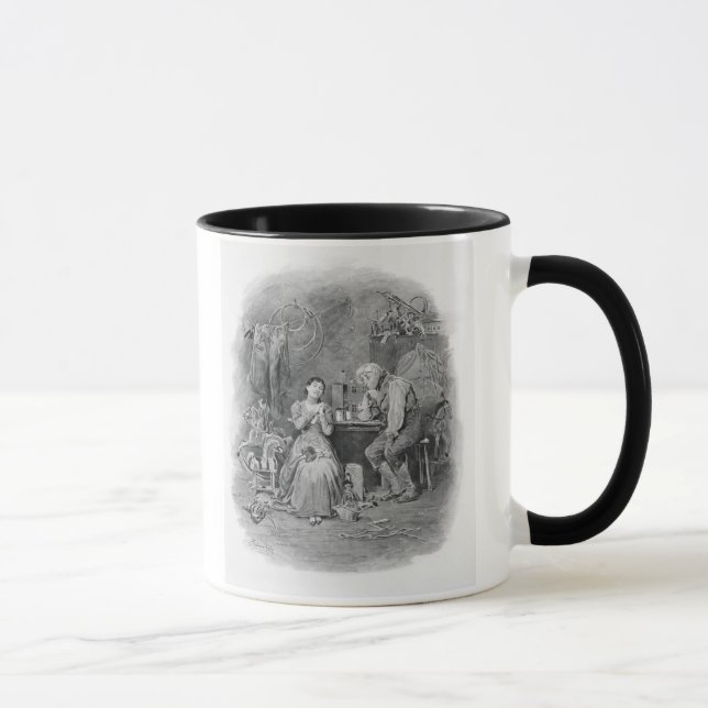 Caneca Caleb Plummer e sua filha cega, 'de Charle (Direita)