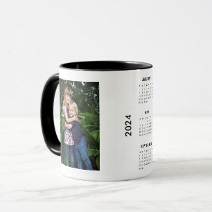 Caneca Calendário Personalizado de Foto 2024