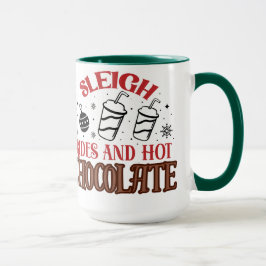 Caneca Calhas e chocolate quente