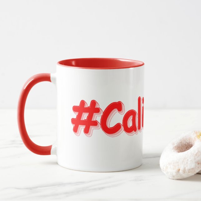 Caneca "Califórnia" Design. Comprar Agora (Com Donut)