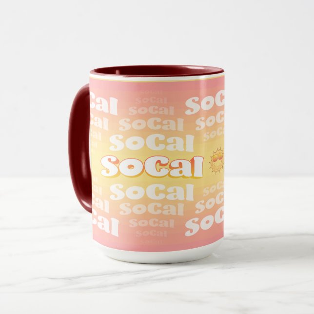 Caneca Califórnia do Sul com Sol (Frente Esquerda)