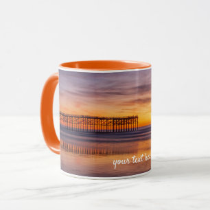 Caneca California Pacific Beach Pier Sunset