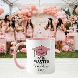Caneca Call me Master - Customizable Cup - Graduation