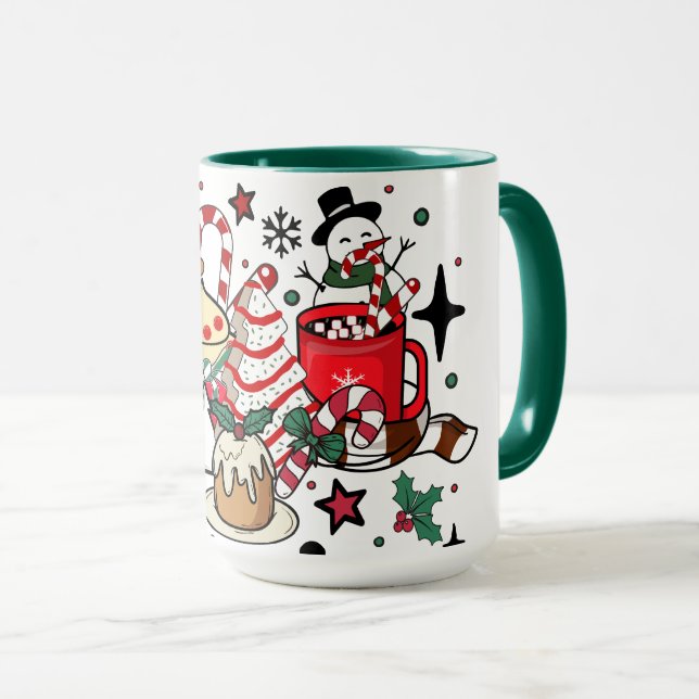 Caneca Calorias de Natal Não Contem (Frente Esquerda)