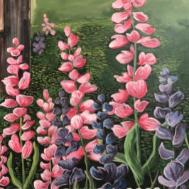 Caneca Cama de Arte Original de Flores Selvagens