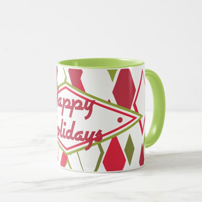 Caneca Cama de Café Retro Natal 2020 (Frente Esquerda)