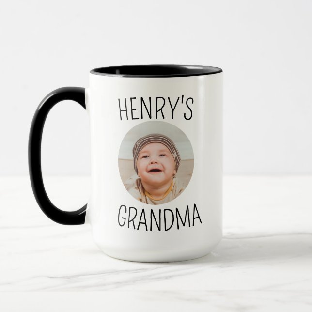 Caneca Cama Personalizada de Rosto de Bebê, Coffee Mug pa (Esquerda)