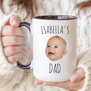 Caneca Cama Personalizada De Rosto De Bebê, Foto De Bebê