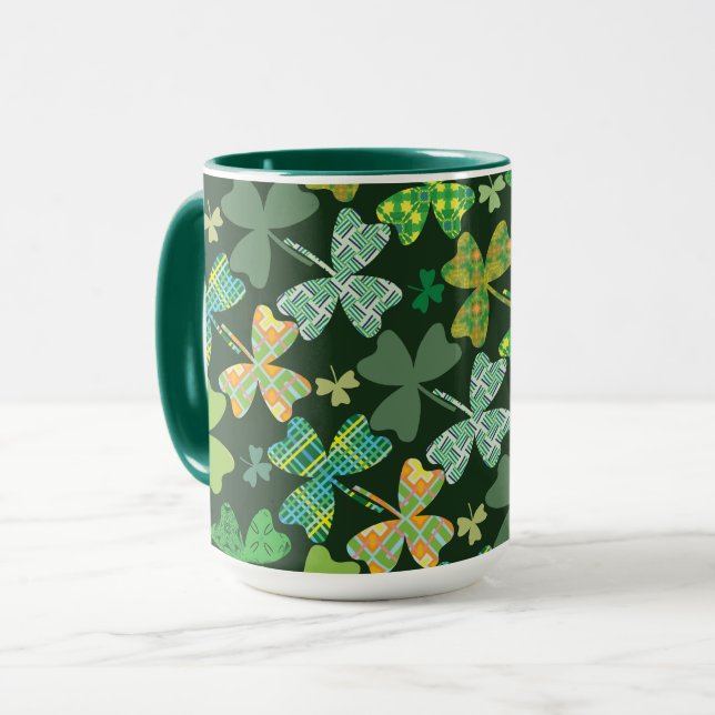Caneca Camarões-padrão (Frente Esquerda)