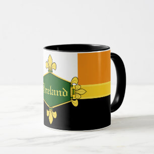 Caneca Camarões verdes da Irlanda, acrescentar monograma/
