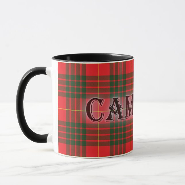 Caneca Cameron Tartan com o Sobrenome (Esquerda)