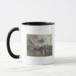 Caneca Camille Pissarro   o treinador a Louveciennes,