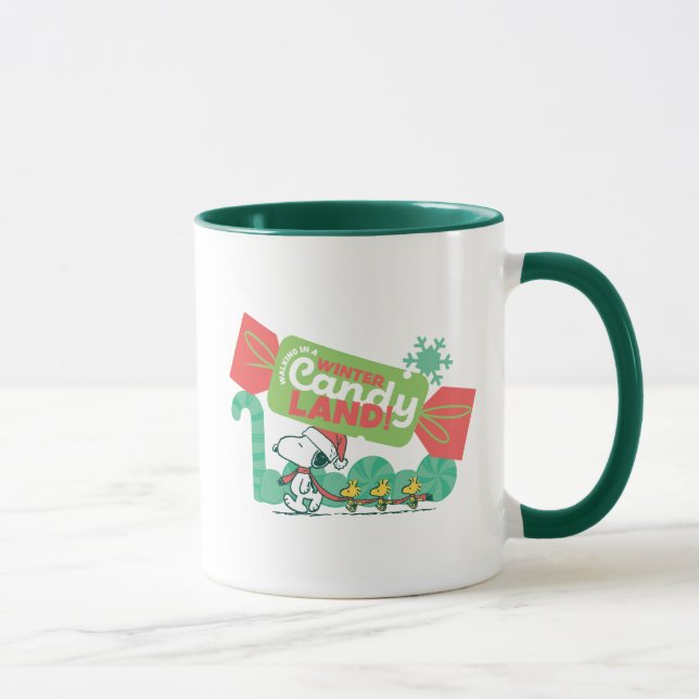 Caneca Caminhando Em Uma Terra De Bolinhos De Inverno! (Direita)