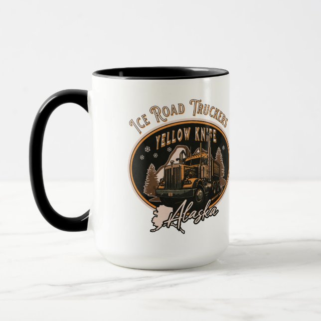 CANECA CAMINHONEIRO DA ESTRADA DE GELO - ALASKA (Esquerda)