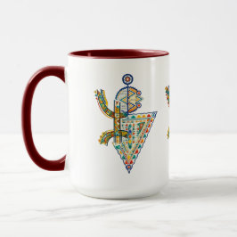 Caneca Camisa Amazigh Geométrica Tribal Amazigh