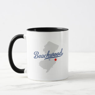 Caneca Camisa de Beachwood New-jersey NJ