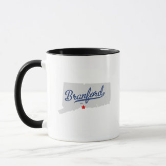Caneca Camisa de Branford Connecticut CT