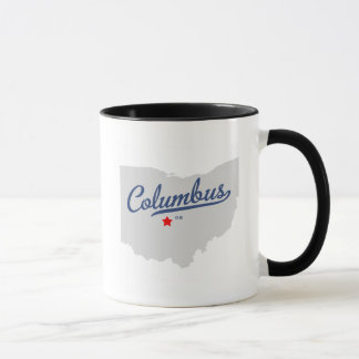 Caneca Camisa de Columbo Ohio OH