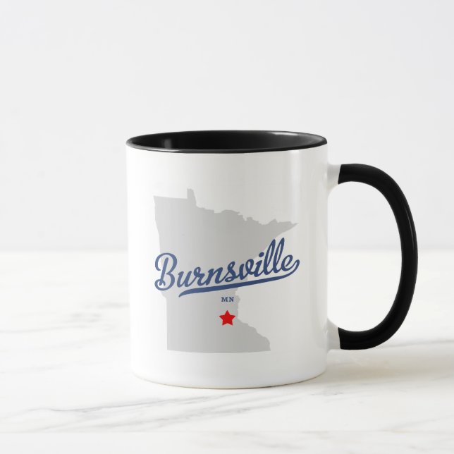 Caneca Camisa do manganês de Burnsville Minnesota (Direita)