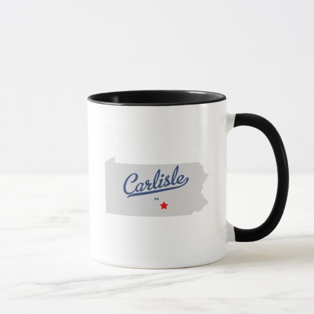 Caneca Camisa do PA de Carlisle Pensilvânia (Direita)