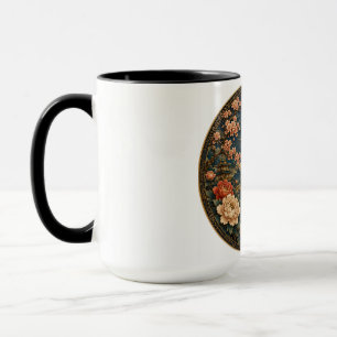 Caneca Camisa Infantil Elegante Grou Japonês Paisagem Lun