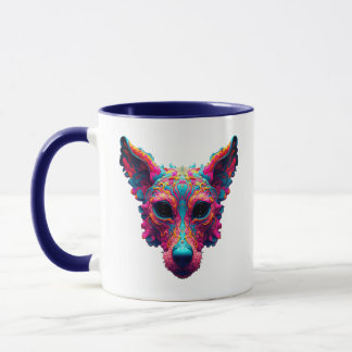 Caneca Camisa Psychedelic Best Friend - Design de Cachorr