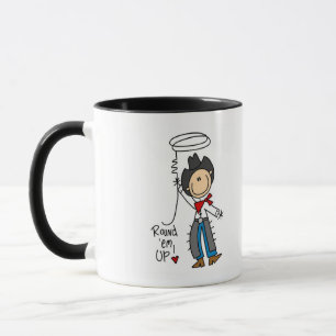 Caneca Camisas de Cowboy e Presentes Round Em Up