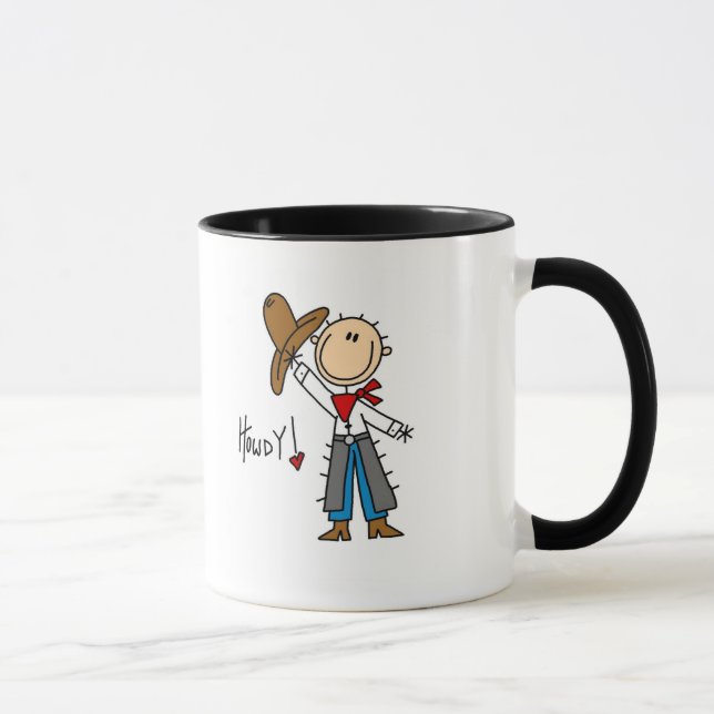 Caneca Camisas e Presentes Cowboy Howdy (Direita)