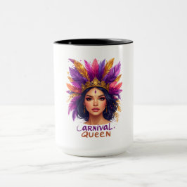 Caneca Camiseta Carnival Queen Rainha do Carnaval Fantas