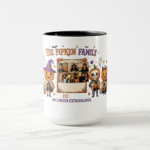 Camiseta de Moldura de Foto de Família de Abóbora