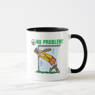 Caneca Camiseta e presentes do Goalie do futebol da