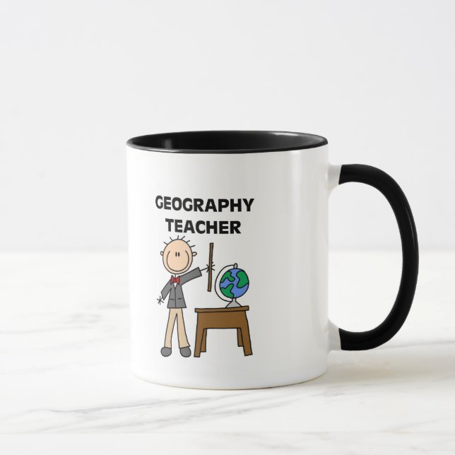 Caneca Camiseta e presentes do PROFESSOR da GEOGRAFIA (Direita)