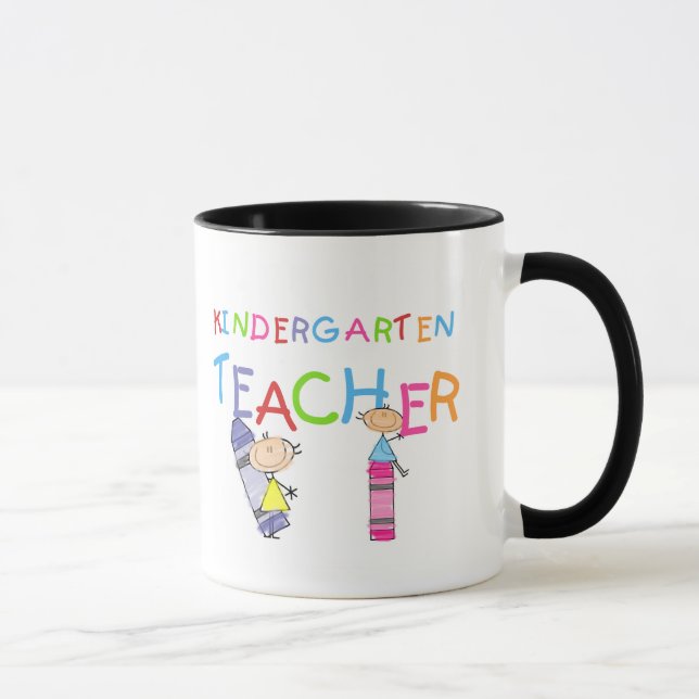 Caneca Camiseta e presentes do professor de jardim de (Direita)
