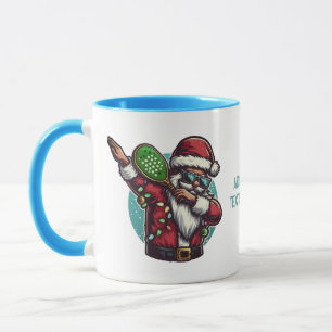 Caneca Camiseta esportiva de Natal para jogador de pickle