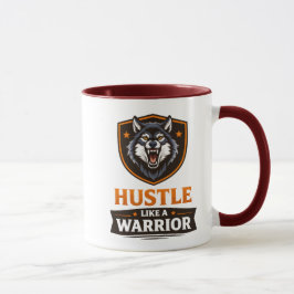 Caneca Camiseta Gráfica de Motivação Loba Força