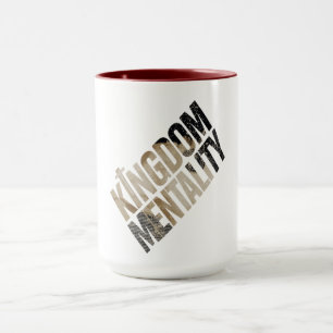 Caneca Camiseta Mentalidade de Reino Fé Foco Disciplina