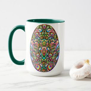 Caneca Camiseta Orgânica Infantil com Desenho Psicodélico