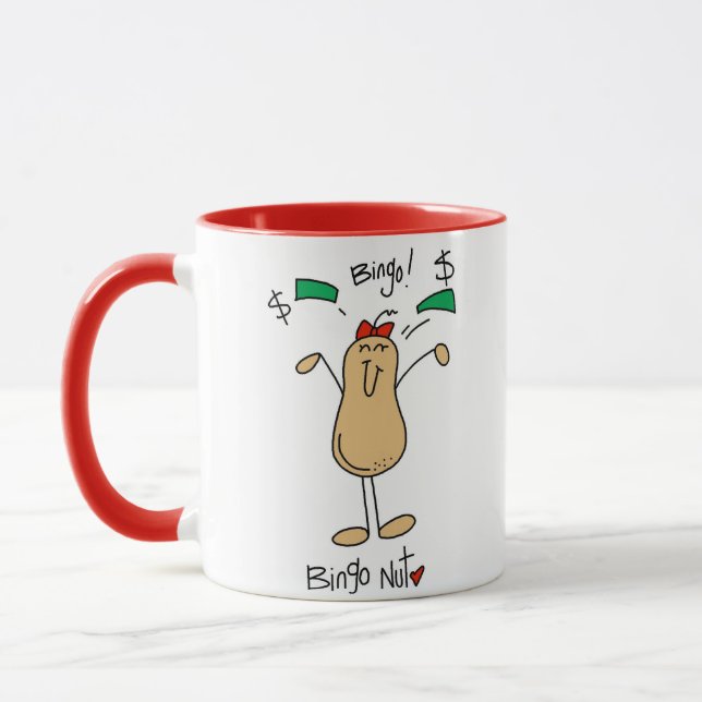 Caneca Camisetas e Presentes Bingo Nut (Esquerda)