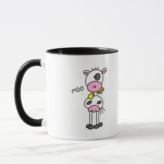Caneca Camisetas e Presentes da Vaca que Faz Muu (Esquerda)